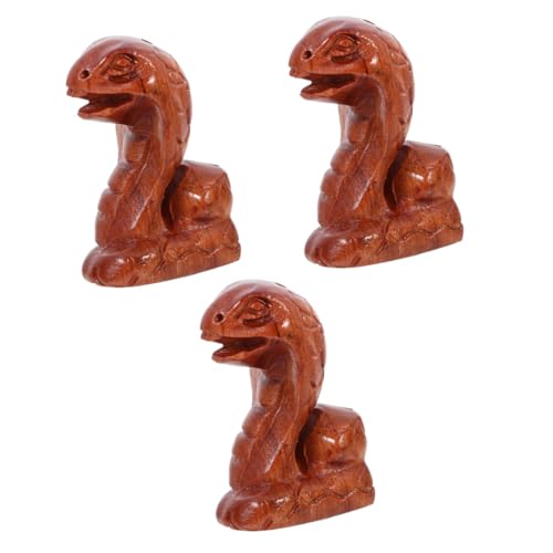 PRETYZOOM 3 Stück Holzfigur Schlange Geschnitzt Jahr Schlange Dekoration Tischornament Feng Shui Chinesische Holzkunst für Zuhause Büro PRETYZOOM 3 Stück Holzfigur Schlange Geschnitzt Jahr Schlange Dekoration Tischornament Feng Shui Chinesische Holzkunst für Zuhause Büro von PRETYZOOM