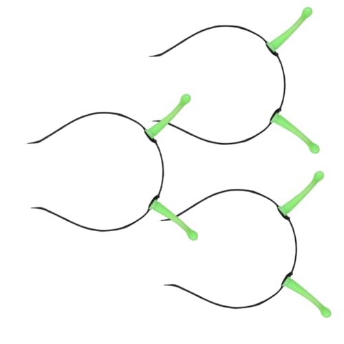 PRETYZOOM 3 Stück Leuchtender futuristischer Haarreif aus Kunststoff Leichte und Bequeme Kostüm Kopfbedeckung für Halloween Karneval und Cosplay Unisex Party Accessoire Fluoreszierend Grün PRETYZOOM 3 Stück Leuchtender futuristischer Haarreif aus Kunststoff Leichte und Bequeme Kostüm Kopfbedeckung für Halloween Karneval und Cosplay Unisex Party Accessoire Fluoreszierend Grün von PRETYZOOM