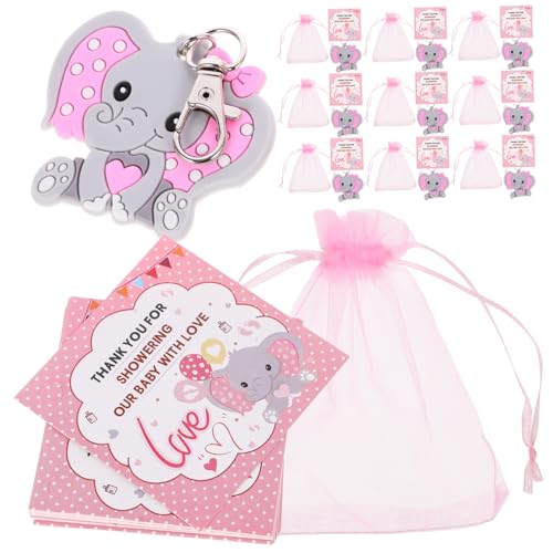 PRETYZOOM 30 Sätze Elefanten-Schlüsselanhänger Schlüsselanhänger mit rosa Elefanten Babyparty-Souvenir komfetti niedliche Babybesteckset zur Babyparty PVC PRETYZOOM 30 Sätze Elefanten-Schlüsselanhänger Schlüsselanhänger mit rosa Elefanten Babyparty-Souvenir komfetti niedliche Babybesteckset zur Babyparty PVC von PRETYZOOM