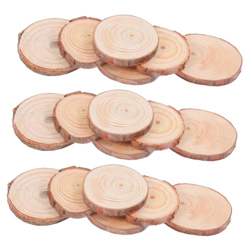 PRETYZOOM 30 Stück dekorative Holzspäne Holzscheiben basteln unfertige Rundholzscheiben holz handwerk scheiben Holzscheiben für Tische Holzhandwerk unfertige Holzscheibe Holzplatten PRETYZOOM 30 Stück dekorative Holzspäne Holzscheiben basteln unfertige Rundholzscheiben holz handwerk scheiben Holzscheiben für Tische Holzhandwerk unfertige Holzscheibe Holzplatten von PRETYZOOM
