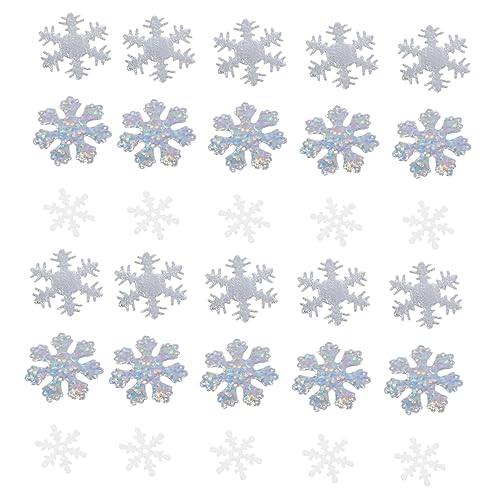 PRETYZOOM 300st Weihnachtsschneeflockenkonfetti Konfetti-patch Zum Selbermachen Schwimmbad Saisonal Halloween Geschlecht Glitzernder Schnee Aufdecken Party Vlies Silver PRETYZOOM 300st Weihnachtsschneeflockenkonfetti Konfetti-patch Zum Selbermachen Schwimmbad Saisonal Halloween Geschlecht Glitzernder Schnee Aufdecken Party Vlies Silver von PRETYZOOM