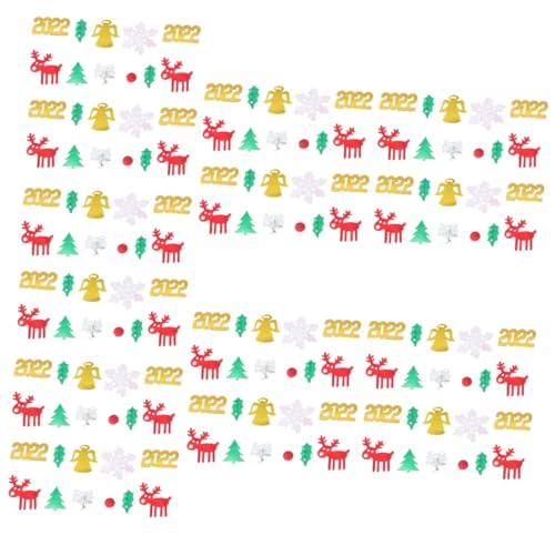 PRETYZOOM 35 Packungen Weihnachtsdekoration Konfetti Weihnachtskonfetti-Dekor Konfetti selber machen Golddekor Tischdekoration Ballonfüllung Konfetti einzigartig schmücken Esstisch von PRETYZOOM