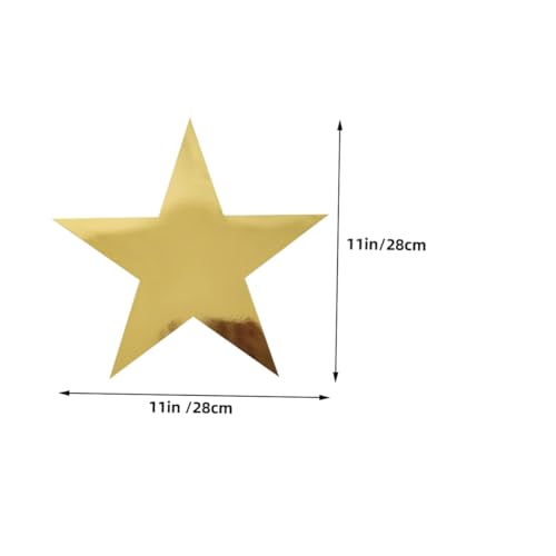 PRETYZOOM 35 Stück Teiliges Papier Stern Konfetti Goldene Deko für Hochzeit und Party Große Stern Cutouts Glitzerndes Papierornament für Festliche Wand und Tischdekoration PRETYZOOM 35 Stück Teiliges Papier Stern Konfetti Goldene Deko für Hochzeit und Party Große Stern Cutouts Glitzerndes Papierornament für Festliche Wand und Tischdekoration von PRETYZOOM