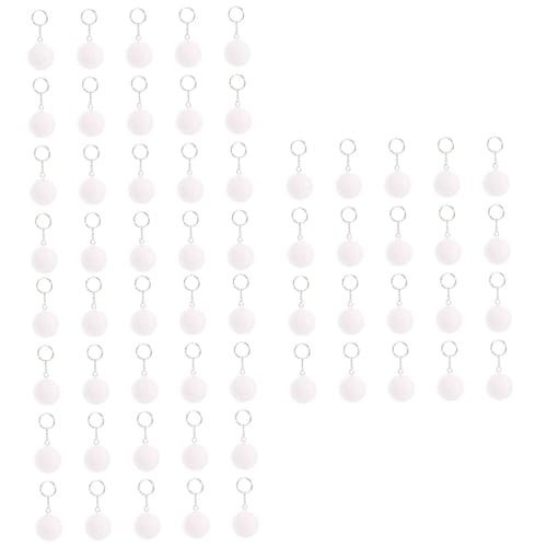 PRETYZOOM 36 STK Golf Schlüsselanhänger Schlüsselbund Spielzeuge Kinderspielzeug Schlüsselringe Schlüssel hängende Ornamente Rucksack-Anhänger einzigartig Geschenk Dekorationen Pu Weiß von PRETYZOOM