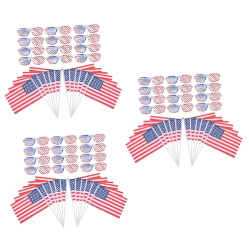 PRETYZOOM 36 Sätze Brille der amerikanischen Flagge Amerikanische Flagge Augenklappe Amerikanische Flagge Sonnenbrille patriotische Shutterbrille Mini- US-Flaggen-Shutter-Sonnenbrille PRETYZOOM 36 Sätze Brille der amerikanischen Flagge Amerikanische Flagge Augenklappe Amerikanische Flagge Sonnenbrille patriotische Shutterbrille Mini- US-Flaggen-Shutter-Sonnenbrille von PRETYZOOM