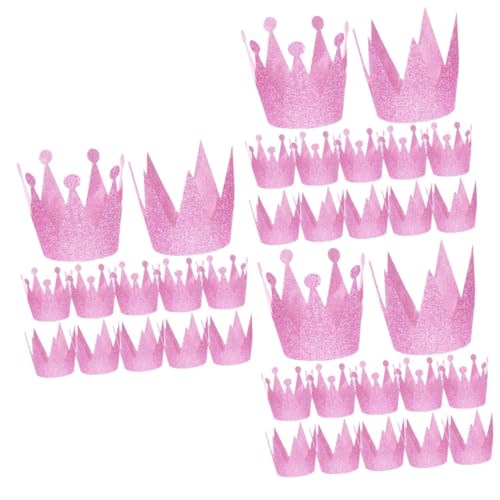 PRETYZOOM Hüte Für Kinder 36 Stk Kronenhut Kinderkönigskronen König-cosplay Partyhüte Für Kinder Prinz Kronen Königliches Kostüm Königsmütze Prinzessin Königshut Baby Papier Erwachsener von PRETYZOOM