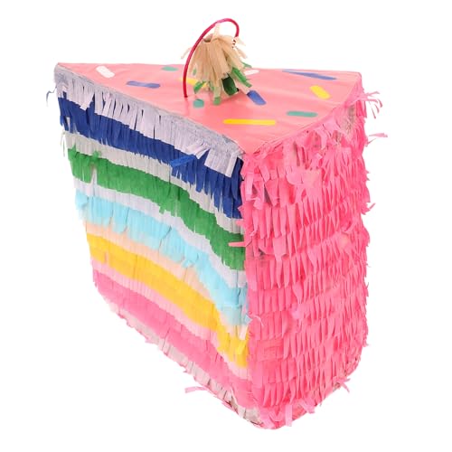 PRETYZOOM 3D-Pinata-Kuchen Cinco de Mayo Partyzubehör Geschlecht offenbaren Piñata Ornament hawaiianischer Weihnachtsschmuck Geburtstag Piñata Pinata mit Süßigkeitenfüllung von PRETYZOOM