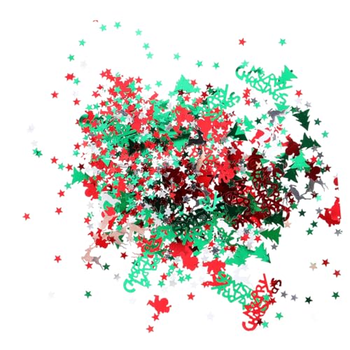 PRETYZOOM 3Er-Packungen Weihnachtskonfetti streut Weihnachts-Pailletten-Konfetti Dekoration Weihnachten weihnachts party christmas tree weihnachtsdeko Konfetti aus Plastik Christbaumschmuck PRETYZOOM 3Er-Packungen Weihnachtskonfetti streut Weihnachts-Pailletten-Konfetti Dekoration Weihnachten weihnachts party christmas tree weihnachtsdeko Konfetti aus Plastik Christbaumschmuck von PRETYZOOM