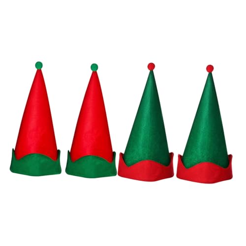 PRETYZOOM 4 Stück Fühlte Elf Hut Cosplay Elfenmütze Partyhüte Für Erwachsene Gnome Weihnachtsmütze Elfenhut Weihnachtsmann-partyhut Zwergenhut Für Männer Elfenmütze Aus Filz Filzhut Gefühlt PRETYZOOM 4 Stück Fühlte Elf Hut Cosplay Elfenmütze Partyhüte Für Erwachsene Gnome Weihnachtsmütze Elfenhut Weihnachtsmann-partyhut Zwergenhut Für Männer Elfenmütze Aus Filz Filzhut Gefühlt von PRETYZOOM