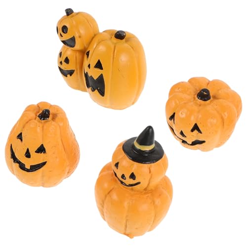 PRETYZOOM 4 Stück Halloween-Ornamente Märchengarten-kürbisse Halloween- Unheimlich Plüsch Dekorationen Gruseliges Gothic Bausätze Mini-keramiktier Halloween -Ornamente Harz PRETYZOOM 4 Stück Halloween-Ornamente Märchengarten-kürbisse Halloween- Unheimlich Plüsch Dekorationen Gruseliges Gothic Bausätze Mini-keramiktier Halloween -Ornamente Harz von PRETYZOOM