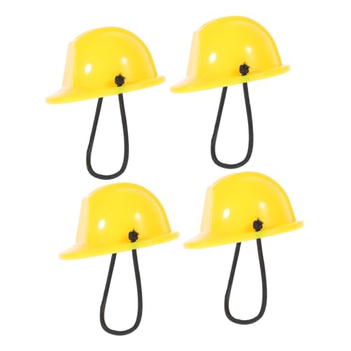 PRETYZOOM 4 Stück Helm Kostüm Partyhut Liner Visier einstellbar puppenzubehör doll Accessories Kopfschutz für Puppen Safety Cap Haustier Hut Mini-Sicherheitshut- Abs Yellow PRETYZOOM 4 Stück Helm Kostüm Partyhut Liner Visier einstellbar puppenzubehör doll Accessories Kopfschutz für Puppen Safety Cap Haustier Hut Mini-Sicherheitshut- Abs Yellow von PRETYZOOM
