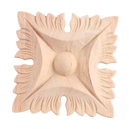PRETYZOOM 4 Stück Holzornamente Möbel zum Aufkleben Geschnitzte Türdekoration Massivem Holz Vintage Holzapplikationen für Türen Wände Schränke Natürliche Handgefertigte Möbelverzierung PRETYZOOM 4 Stück Holzornamente Möbel zum Aufkleben Geschnitzte Türdekoration Massivem Holz Vintage Holzapplikationen für Türen Wände Schränke Natürliche Handgefertigte Möbelverzierung von PRETYZOOM