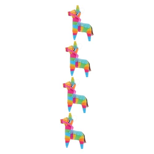 PRETYZOOM 4 Stück Piñata Fiesta-partyzubehör Mexikanisches Dekor Pinata-spielzeug Für Kinder Cinco De Mayo Partydekorationen Hut Taco-kit Bankett Meerjungfrau Tacos Papier von PRETYZOOM