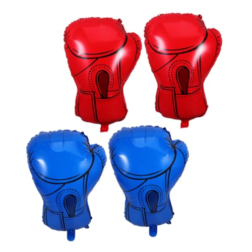 PRETYZOOM 4 Stück Teiliges Boxhandschuh Luftballons Hohe Elastizität Aufblasbar Wrestling Party Dekoration Geeignet für Jungen Geburtstagsfeier Indoor und Outdoor Party Zubehör PRETYZOOM 4 Stück Teiliges Boxhandschuh Luftballons Hohe Elastizität Aufblasbar Wrestling Party Dekoration Geeignet für Jungen Geburtstagsfeier Indoor und Outdoor Party Zubehör von PRETYZOOM