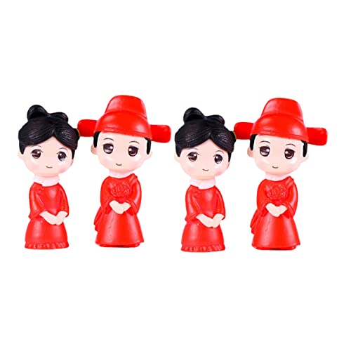 PRETYZOOM 4 Stück Teiliges Cake Topper Hochzeitstorte Dekoration mit Antiken Paarfiguren Kunststoff Micro Landschaft Deko Vielseitig Einsetzbar für Festliche Tortenverzierung PRETYZOOM 4 Stück Teiliges Cake Topper Hochzeitstorte Dekoration mit Antiken Paarfiguren Kunststoff Micro Landschaft Deko Vielseitig Einsetzbar für Festliche Tortenverzierung von PRETYZOOM