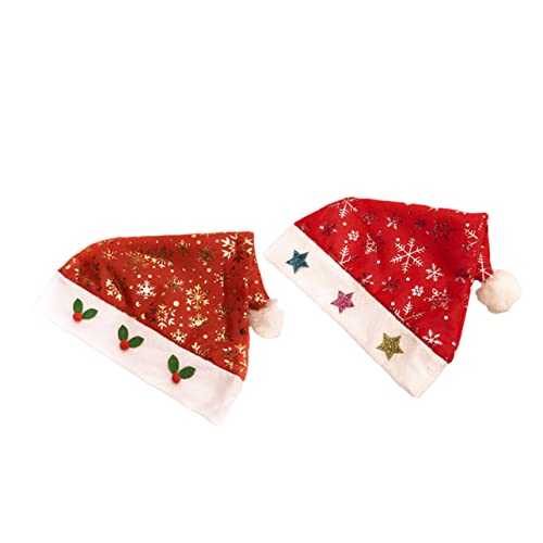 PRETYZOOM 4 Stück Weihnachtsmütze Für Performance Requisiten Weihnachtsmütze Mit Schneeflocke Party Kindermütze Weihnachtskopfschmuck Weihnachtsmütze Für Partyzubehör Performance PRETYZOOM 4 Stück Weihnachtsmütze Für Performance Requisiten Weihnachtsmütze Mit Schneeflocke Party Kindermütze Weihnachtskopfschmuck Weihnachtsmütze Für Partyzubehör Performance von PRETYZOOM
