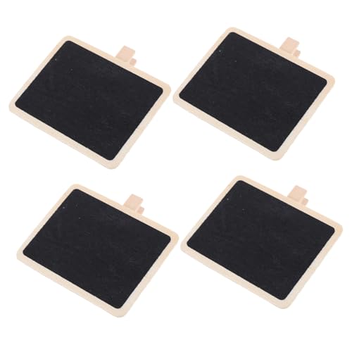 PRETYZOOM 4 Stück kleiner Tafelclip Büroklammer-Memo Mini-Schilder für die Lebensmittelanzeige Tafel-Tag Mini -Tafelschilder Tafelzeichen für Lebensmittel Tafelclips Schild-Clip Holz Schwarz PRETYZOOM 4 Stück kleiner Tafelclip Büroklammer-Memo Mini-Schilder für die Lebensmittelanzeige Tafel-Tag Mini -Tafelschilder Tafelzeichen für Lebensmittel Tafelclips Schild-Clip Holz Schwarz von PRETYZOOM