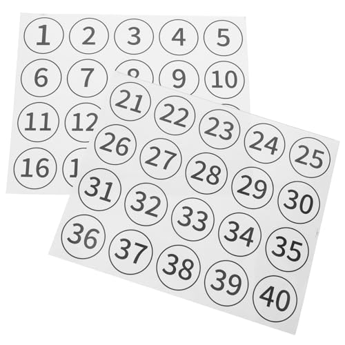 PRETYZOOM 40 Stück Digitale Aufkleber Nummernaufkleber Mini Punktnummern Für Die Wand Im Klassenzimmer Zum Aufkleben Von Zahlen Nummernaufkleber Für Das Klassenzimmer Aufkleber PRETYZOOM 40 Stück Digitale Aufkleber Nummernaufkleber Mini Punktnummern Für Die Wand Im Klassenzimmer Zum Aufkleben Von Zahlen Nummernaufkleber Für Das Klassenzimmer Aufkleber von PRETYZOOM