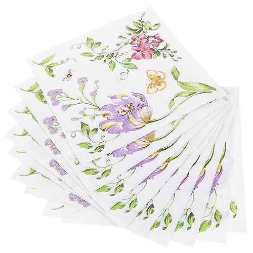 PRETYZOOM 40 Stück Farbige Gewebe Partytischservietten Partei Seidenpapier Schüttgut Musterpapier Party -Servietten Servietten für Geburtstagsfeiern Partyzubehör Reines Zellstoffpapier PRETYZOOM 40 Stück Farbige Gewebe Partytischservietten Partei Seidenpapier Schüttgut Musterpapier Party -Servietten Servietten für Geburtstagsfeiern Partyzubehör Reines Zellstoffpapier von PRETYZOOM