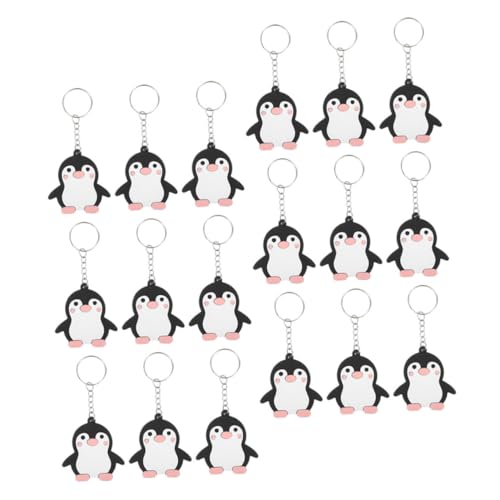 PRETYZOOM 40 Stück Pinguin Schlüsselanhänger Niedliche Tier Partygeschenke für Erwachsene Accessoires für Rucksäcke und Handtaschen Dekoration für Geburtstagsfeiern und Babypartys von PRETYZOOM
