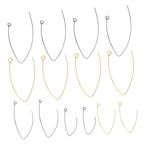 PRETYZOOM 40 Stück Teiliges Ohrhaken aus Edelstahl V-form Hypoallergen mit Offenem Ösen-design für Schmuckherstellung Ohrringe Selber Machen Geeignet für Damen und von PRETYZOOM