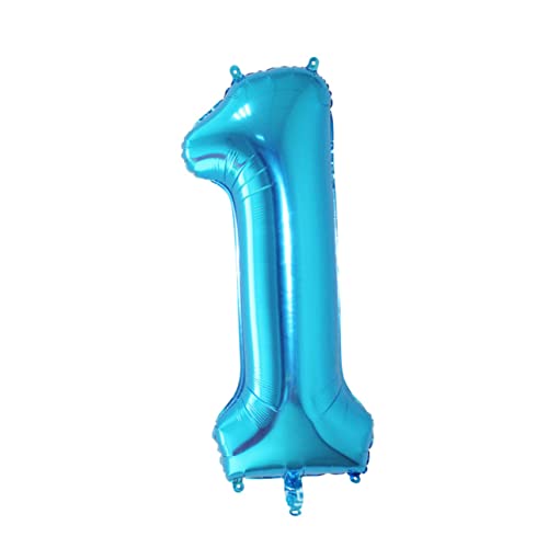 PRETYZOOM 40 Folienballon Jumbo-nummernballon Partyballons Digitale Zahlenblase 18 Zahlenballons Riesige 8 Ballons Foto-requisiten Blaue Luftballons Riesige 1 Ballons Haushalt Film Mädchen von PRETYZOOM