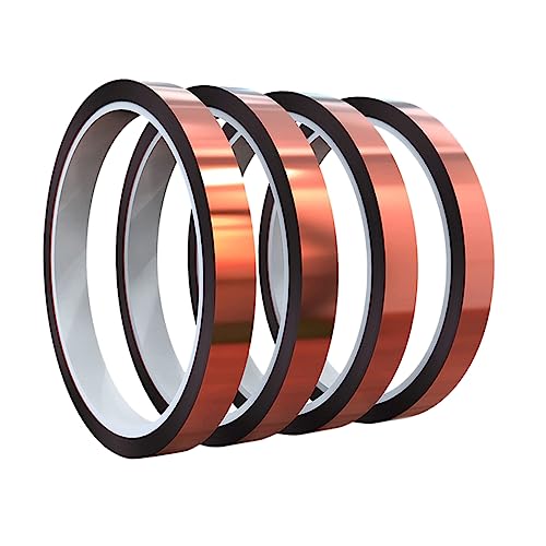 PRETYZOOM 4Rollen Hitzebeständiges Doppelseitiges Klebeband Thermoband für Elektronik Handy Bildschirmschutz von PRETYZOOM