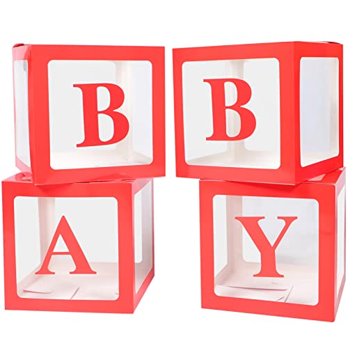 PRETYZOOM 4 Stücke Baby Ballon Box Für Baby Dusche Geschlecht Offenbaren Box Geburtstag Dekorationen Baby Lieferungen PRETYZOOM 4 Stücke Baby Ballon Box Für Baby Dusche Geschlecht Offenbaren Box Geburtstag Dekorationen Baby Lieferungen von PRETYZOOM