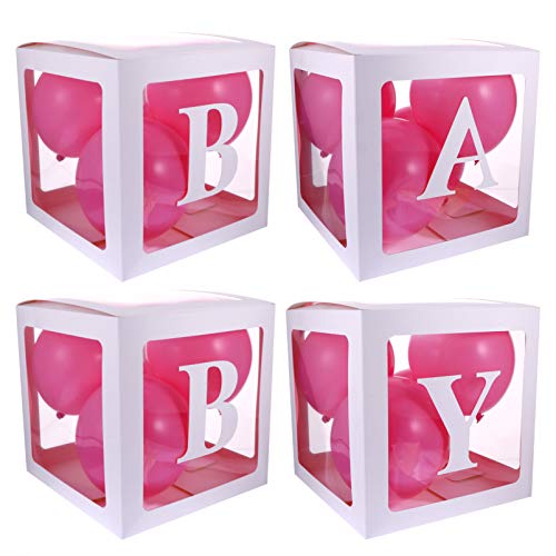 PRETYZOOM 4er-box -ballon-box Rosa Ballon Blasendekorationen Pastellfarbene Luftballons Wiederverwendbare Ballongirlande Babyballons Weiße Verzierungen Alphabet-ballons Riesig Tag Papier PRETYZOOM 4er-box -ballon-box Rosa Ballon Blasendekorationen Pastellfarbene Luftballons Wiederverwendbare Ballongirlande Babyballons Weiße Verzierungen Alphabet-ballons Riesig Tag Papier von PRETYZOOM