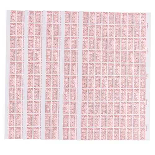 PRETYZOOM 5 Blätter Garantieaufkleber Sicherheitslabel zerbrechliches Klebeband für den Versand klebendes Warnschild QC-Zertifizierungsetiketten rundes Etikett Papier PRETYZOOM 5 Blätter Garantieaufkleber Sicherheitslabel zerbrechliches Klebeband für den Versand klebendes Warnschild QC-Zertifizierungsetiketten rundes Etikett Papier von PRETYZOOM