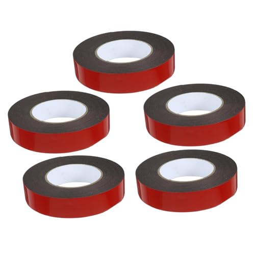 PRETYZOOM 5 Rollen Doppelseitiges Klebeband Hochleistungsstarkes Wasserdichtes Montageband für Auto Fahrzeuge Heimwerkerprojekte Hitzebeständig für Vielseitige Anwendungen PRETYZOOM 5 Rollen Doppelseitiges Klebeband Hochleistungsstarkes Wasserdichtes Montageband für Auto Fahrzeuge Heimwerkerprojekte Hitzebeständig für Vielseitige Anwendungen von PRETYZOOM