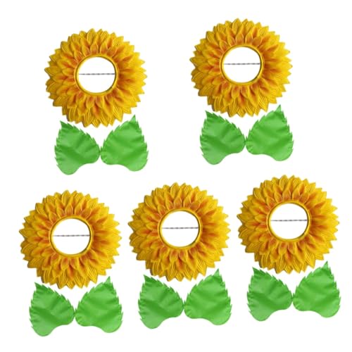 PRETYZOOM 5 Sätze Kopfschmuck aus Sonnenblumen Sonnenblumenkopfschmuck Sonnenblumendekoration Sonnenblumen-Performance Sonnige Kostümidee Halloween-Blumenkopfbedeckung Tanzkostüme Seidentuch PRETYZOOM 5 Sätze Kopfschmuck aus Sonnenblumen Sonnenblumenkopfschmuck Sonnenblumendekoration Sonnenblumen-Performance Sonnige Kostümidee Halloween-Blumenkopfbedeckung Tanzkostüme Seidentuch von PRETYZOOM