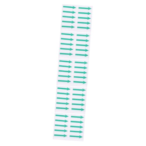 PRETYZOOM 5 Sätze -logo -aufkleber -aufkleber Für Whiteboard Entfernbare Etiketten Lassen Sich Leicht Abziehen Türaufkleber Abnehmbar Pvc Selbstklebend Grün 10 Stück * 5 von PRETYZOOM
