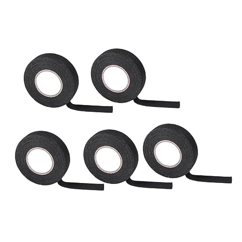PRETYZOOM 5 Stück Klebeband Für Kabelbäume Im Automobilbereich Hochtemperaturband Streifen Wärmeband Wickeln Vinylband Auto-drahtband Schwarz PRETYZOOM 5 Stück Klebeband Für Kabelbäume Im Automobilbereich Hochtemperaturband Streifen Wärmeband Wickeln Vinylband Auto-drahtband Schwarz von PRETYZOOM