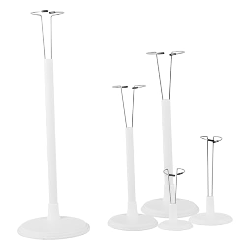 PRETYZOOM 5 Stück Stützrahmen Für Puppen Spielzeugständer Puppenständer Gemacht Stand Unterstützung Hoch Figur Puppengestell Steht Puppenaufbewahrungsständer Puppenanzeigehalter Weiß Pvc von PRETYZOOM