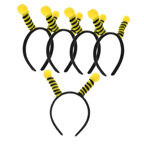 PRETYZOOM 5 Stück Teiliges Cosplay Bienen Stirnband Süßes Haaraccessoire für Party Festival und Kostüm Leichtes und Komfortables Design mit Einzigartigen für Unvergessliche PRETYZOOM 5 Stück Teiliges Cosplay Bienen Stirnband Süßes Haaraccessoire für Party Festival und Kostüm Leichtes und Komfortables Design mit Einzigartigen für Unvergessliche von PRETYZOOM