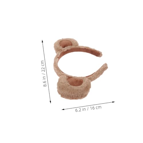 PRETYZOOM 5 Stück Teiliges Kuscheliges Bärenohren Haarband mit Weichem Stoff Niedliches Tier Cosplay Stirnband für Erwachsene als Makeup Haarband für Themenpartys PRETYZOOM 5 Stück Teiliges Kuscheliges Bärenohren Haarband mit Weichem Stoff Niedliches Tier Cosplay Stirnband für Erwachsene als Makeup Haarband für Themenpartys von PRETYZOOM