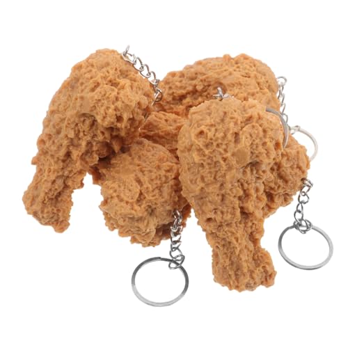 PRETYZOOM 5 Stück Teiliges Realistische Schlüsselanhänger Gefälschte Frittierte Hähnchenkeule Anhänger Lustige Partygeschenke Leichte Strapazierfähige Schlüsselanhänger für Tasche und PRETYZOOM 5 Stück Teiliges Realistische Schlüsselanhänger Gefälschte Frittierte Hähnchenkeule Anhänger Lustige Partygeschenke Leichte Strapazierfähige Schlüsselanhänger für Tasche und von PRETYZOOM