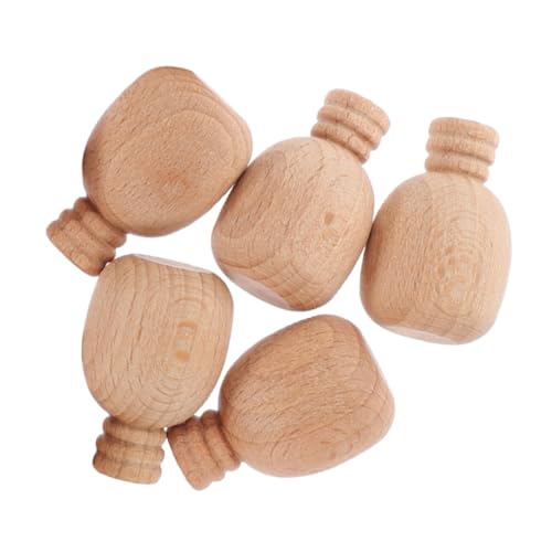 PRETYZOOM 5 Stück Unbemalte Holz Weinflaschen für Diy Natürliche Holzhandwerk für Partys Hochzeiten und Bastelprojekte Leichte und Blanko Holzflasche für Kreative Gestaltung PRETYZOOM 5 Stück Unbemalte Holz Weinflaschen für Diy Natürliche Holzhandwerk für Partys Hochzeiten und Bastelprojekte Leichte und Blanko Holzflasche für Kreative Gestaltung von PRETYZOOM