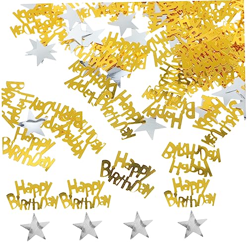 PRETYZOOM 5 Tafelaufsätze Für Geburtstagsfeiern Geburtstagsparty-layout-konfetti Geburtstags-konfetti-streusel Tischkonfetti-ornament Das Haustier Baby Alles Zum Geburtstag Buchstabe von PRETYZOOM