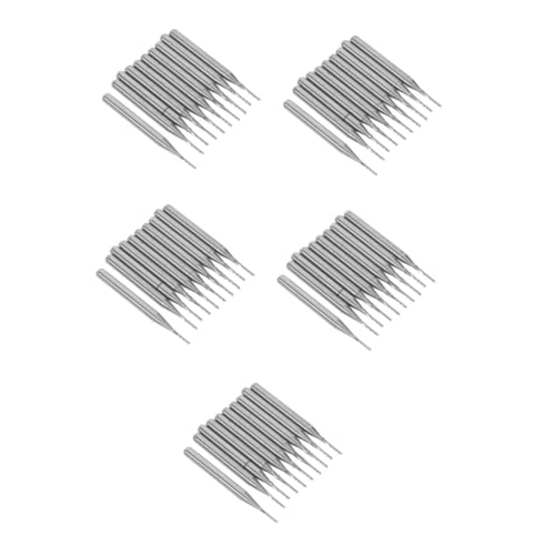 PRETYZOOM 50 Stck. Teiliges Endfräser aus Wolframstahl mit Schaft Präzise Cnc Gefertigte Fräser für Pcb Holz und Metallgravur Vielseitig Einsetzbar für Fräs und Gravurarbeiten PRETYZOOM 50 Stck. Teiliges Endfräser aus Wolframstahl mit Schaft Präzise Cnc Gefertigte Fräser für Pcb Holz und Metallgravur Vielseitig Einsetzbar für Fräs und Gravurarbeiten von PRETYZOOM