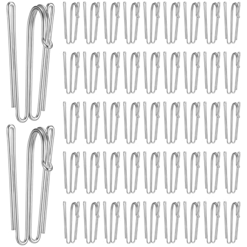 PRETYZOOM 50 Stück Gardinenhaken Metall Edelstahl Klammer Klemmhaken Gardinenhaken für Gardinen und Vorhangringe PRETYZOOM 50 Stück Gardinenhaken Metall Edelstahl Klammer Klemmhaken Gardinenhaken für Gardinen und Vorhangringe von PRETYZOOM