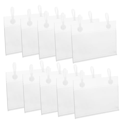 PRETYZOOM 50 Stück Preisschild Hängen Die Körbe Etiketten Tag-tag Etiketten Für Drahtregale Anzeige Inhaber Pantry -etiketten Name Regaletikett Etiketthalter Preisschilder Im Supermarkt Pvc PRETYZOOM 50 Stück Preisschild Hängen Die Körbe Etiketten Tag-tag Etiketten Für Drahtregale Anzeige Inhaber Pantry -etiketten Name Regaletikett Etiketthalter Preisschilder Im Supermarkt Pvc von PRETYZOOM