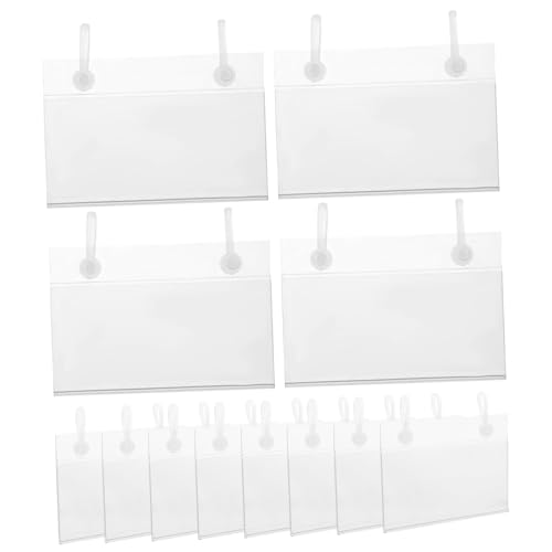 PRETYZOOM 50 Stück Teiliges Transparentes Regal Etikettenhalter Vielseitig Einsetzbar für Preisschilder und Werbeanhänger Einfache Montage für Supermarkt Laden und Obstgeschäft PRETYZOOM 50 Stück Teiliges Transparentes Regal Etikettenhalter Vielseitig Einsetzbar für Preisschilder und Werbeanhänger Einfache Montage für Supermarkt Laden und Obstgeschäft von PRETYZOOM