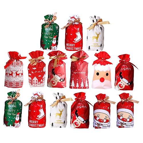 PRETYZOOM 50 Stück Weihnachtsessen-tasche Weihnachtsbonbonbeutel Weihnachtsbeutel Mit Kordelzug Kordelschonerbeutel Weihnachtssäcke Beutel Weihnachtsgeschenktüte Mit Süßigkeiten Plastik PRETYZOOM 50 Stück Weihnachtsessen-tasche Weihnachtsbonbonbeutel Weihnachtsbeutel Mit Kordelzug Kordelschonerbeutel Weihnachtssäcke Beutel Weihnachtsgeschenktüte Mit Süßigkeiten Plastik von PRETYZOOM