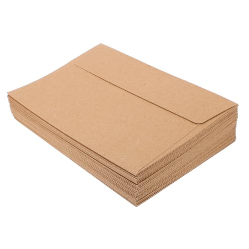 PRETYZOOM 50Stücke Leere Umschläge aus Kraftpapier Selbstklebend Einladende Umschläge für Hochzeiten Partys und Büroanwendungen und Langlebig für Persönliche Karten PRETYZOOM 50Stücke Leere Umschläge aus Kraftpapier Selbstklebend Einladende Umschläge für Hochzeiten Partys und Büroanwendungen und Langlebig für Persönliche Karten von PRETYZOOM