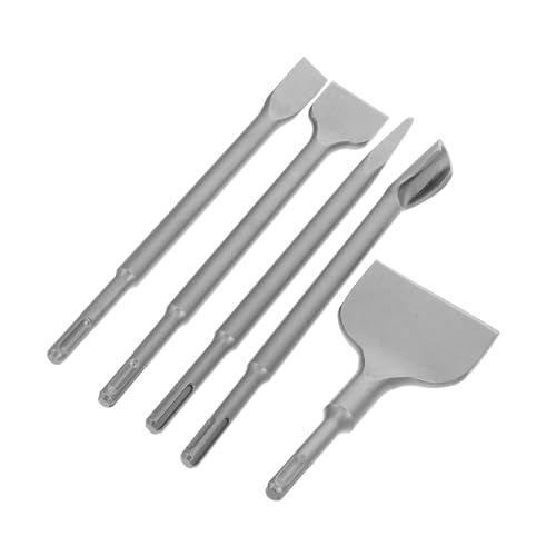 PRETYZOOM 5er Set Fliesenwerkzeuge Für Die Installation Lochflicken-set Für Trockenbau Steinbohrer Betonbohrer Für Bohrhammer Konkrete Werkzeuge -meißel Eckmeißel Grey Verchromter Stahl PRETYZOOM 5er Set Fliesenwerkzeuge Für Die Installation Lochflicken-set Für Trockenbau Steinbohrer Betonbohrer Für Bohrhammer Konkrete Werkzeuge -meißel Eckmeißel Grey Verchromter Stahl von PRETYZOOM
