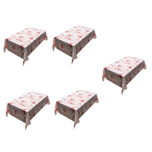 PRETYZOOM 5st Blutige Handabdruck-tischdecke Vampir- Halloween-Party-tischläufer Esstischdecke Tischdecken Tischdecke Für Halloween-Dekoration Halloween-tischdekoration PVC Rot PRETYZOOM 5st Blutige Handabdruck-tischdecke Vampir- Halloween-Party-tischläufer Esstischdecke Tischdecken Tischdecke Für Halloween-Dekoration Halloween-tischdekoration PVC Rot von PRETYZOOM