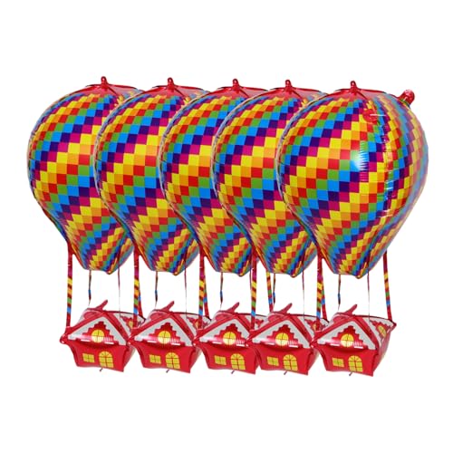 PRETYZOOM 5st Heißluftballon Dekoration Neonballons Heiße Sonne Partyballon Regenbogen-heißluftballon Willkommensballons Regenbogen-heliumballon Aluminiumballons Blase Aluminiumfolie PRETYZOOM 5st Heißluftballon Dekoration Neonballons Heiße Sonne Partyballon Regenbogen-heißluftballon Willkommensballons Regenbogen-heliumballon Aluminiumballons Blase Aluminiumfolie von PRETYZOOM