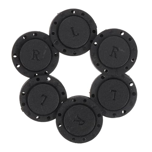 PRETYZOOM 6 Paare Magnetknöpfe zum Annähen Versteckte Magnetverschlüsse für Kleidung DIY Nähen Runde Kleidungsmagnetknöpfe mit Halt Schwarz Praktisch und Einfach zu Fixieren von PRETYZOOM